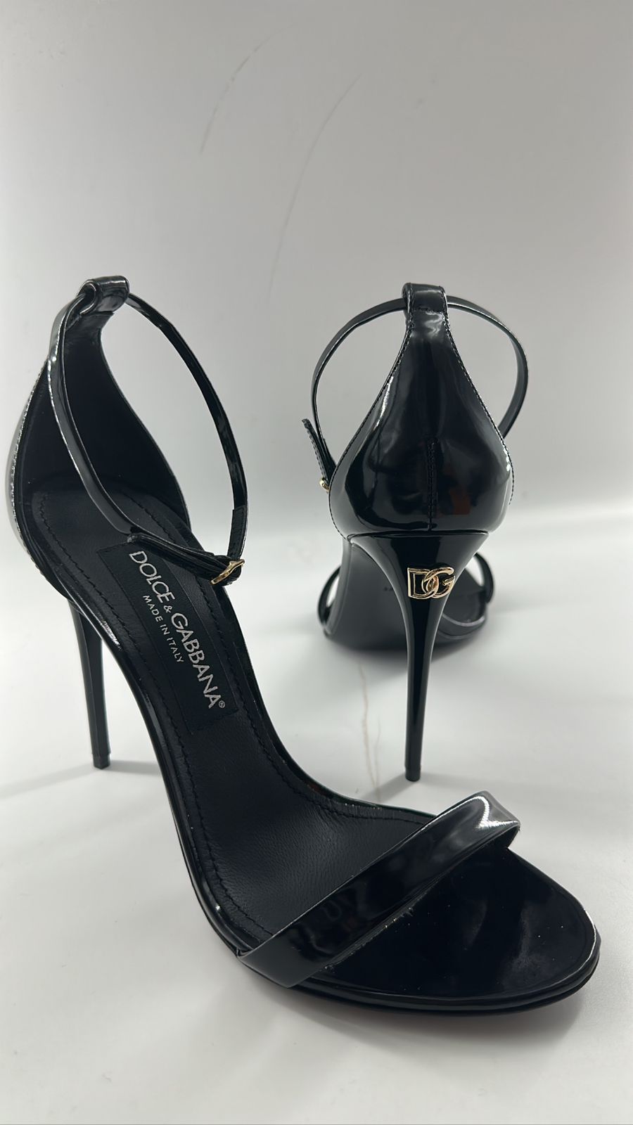 Dolce Gabbana  Polished calfskin sandals