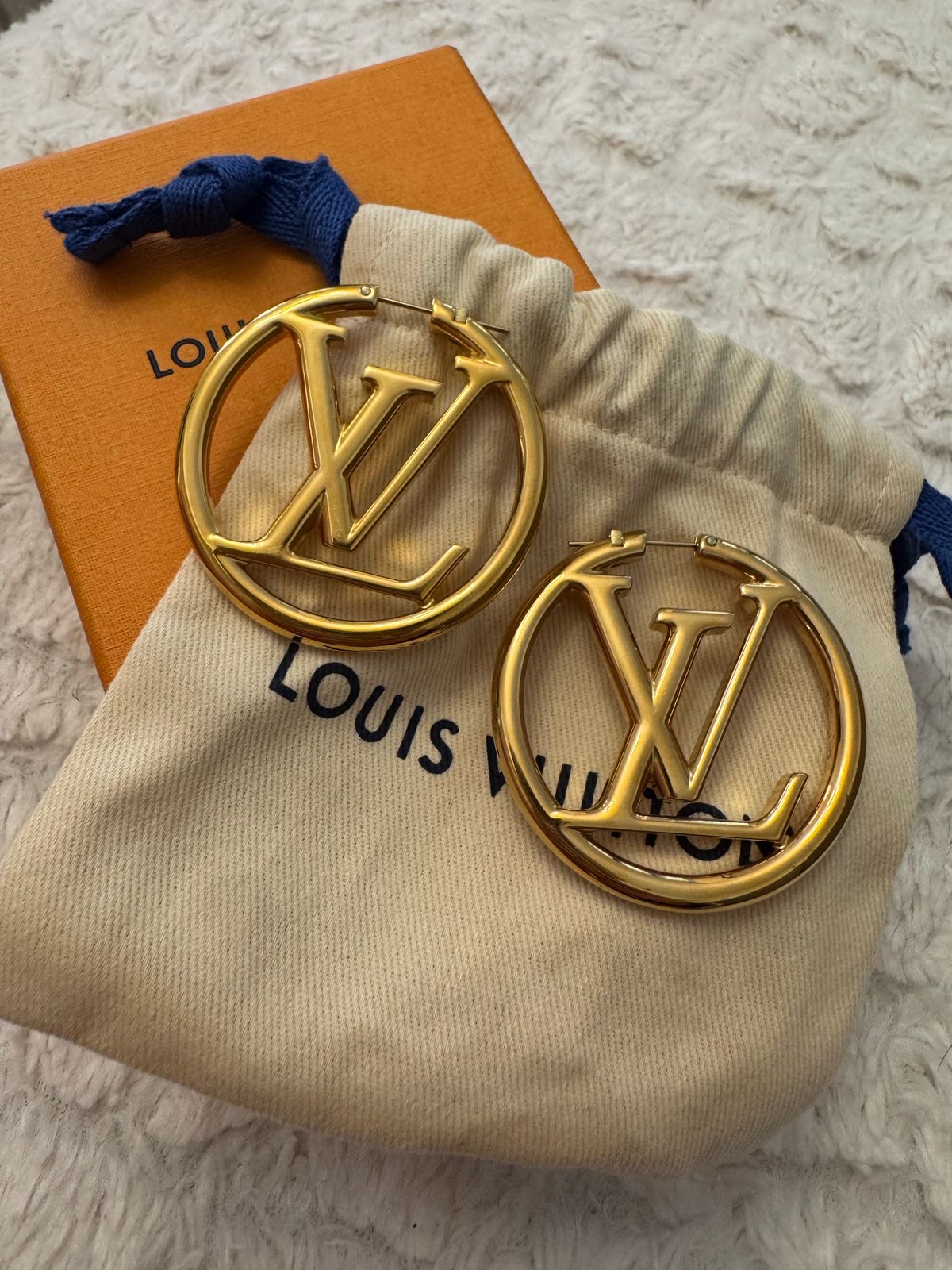 Louis Vuitton Louise Hoop GM Earrings